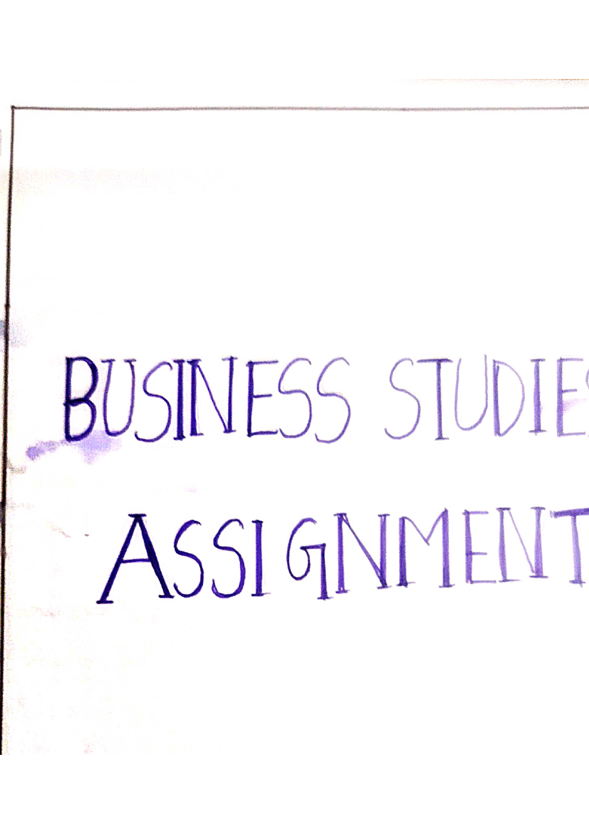 nios business studies assignment