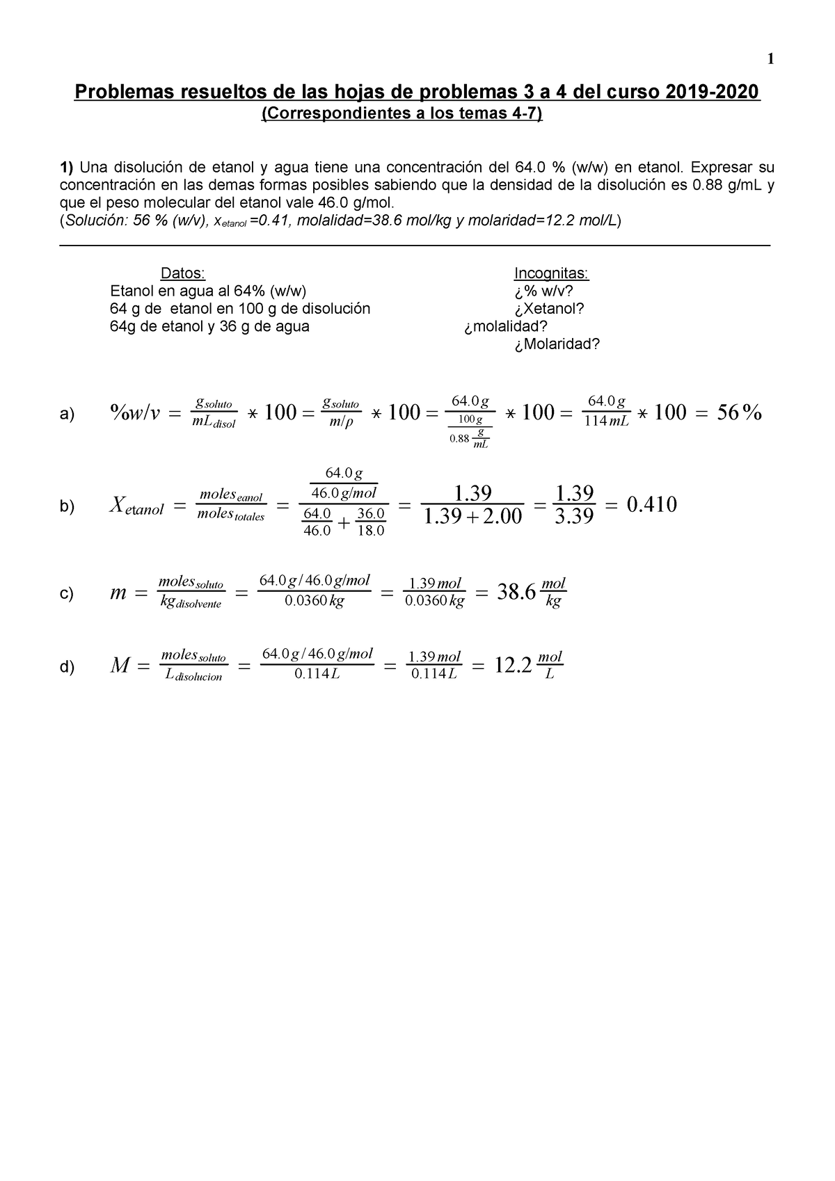 Resueltos 3y4 - Tarea Resuelta - Problemas Resueltos De Las Hojas De ...