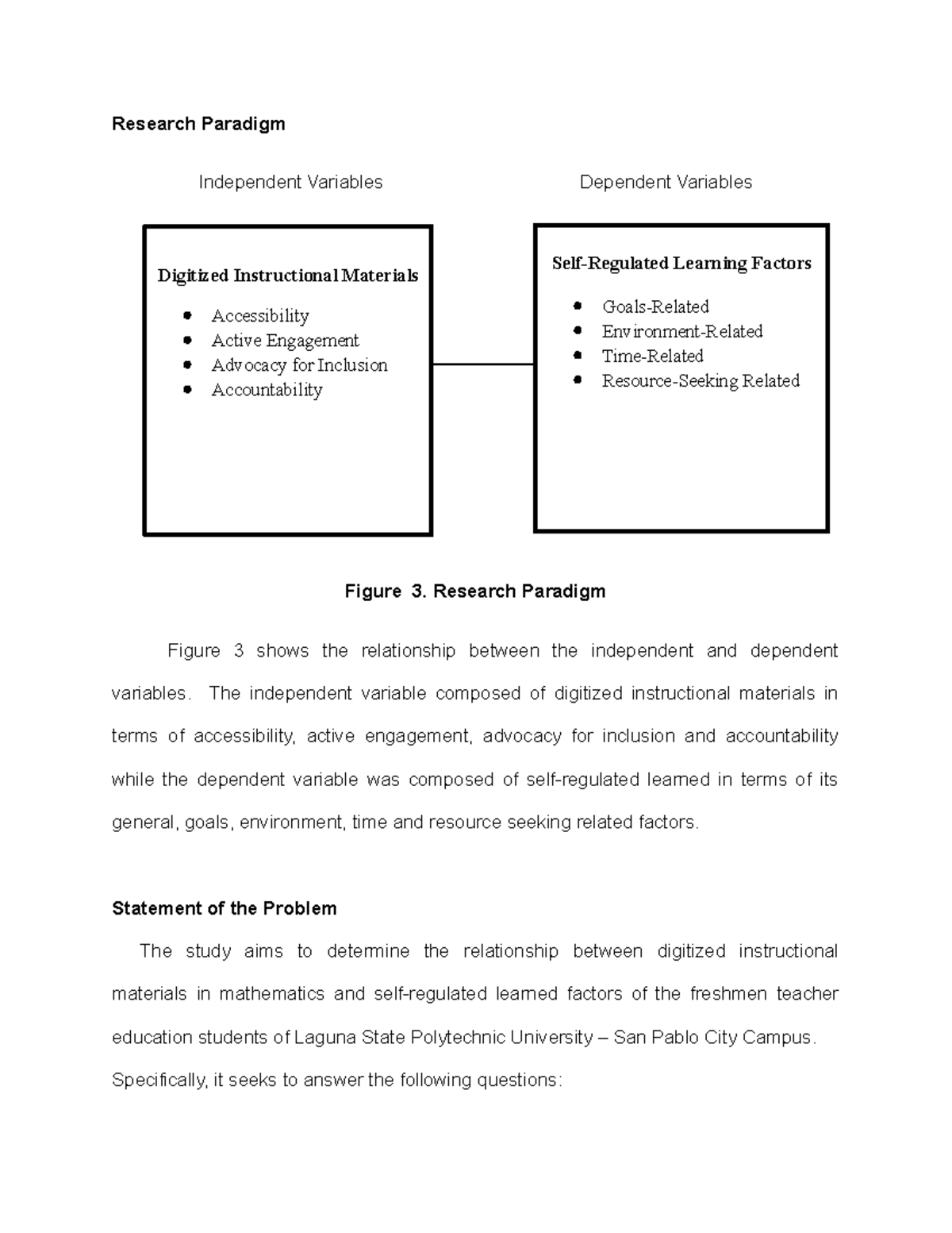 Jean-Research-Instrument - Research Paradigm Independent Variables ...