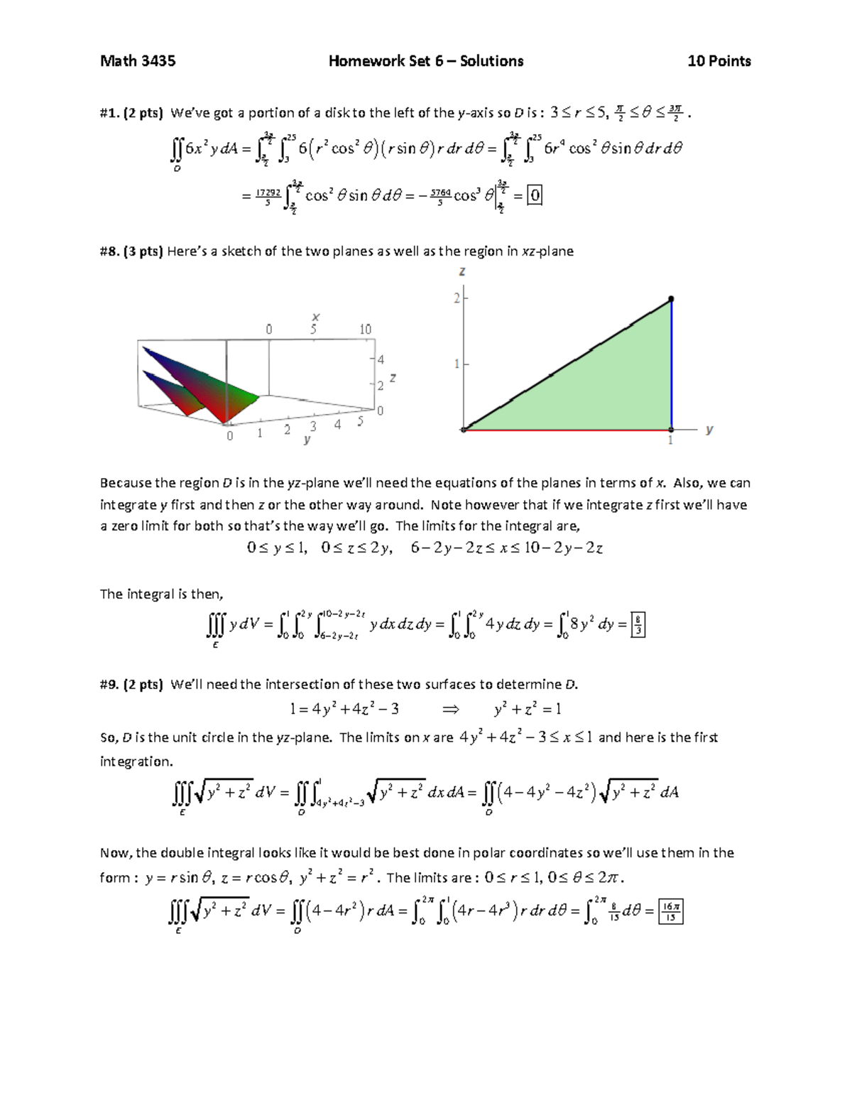 17 Fall Homework 06 - Solutions - Math 3435 Homework Set 6 – Solutions ...