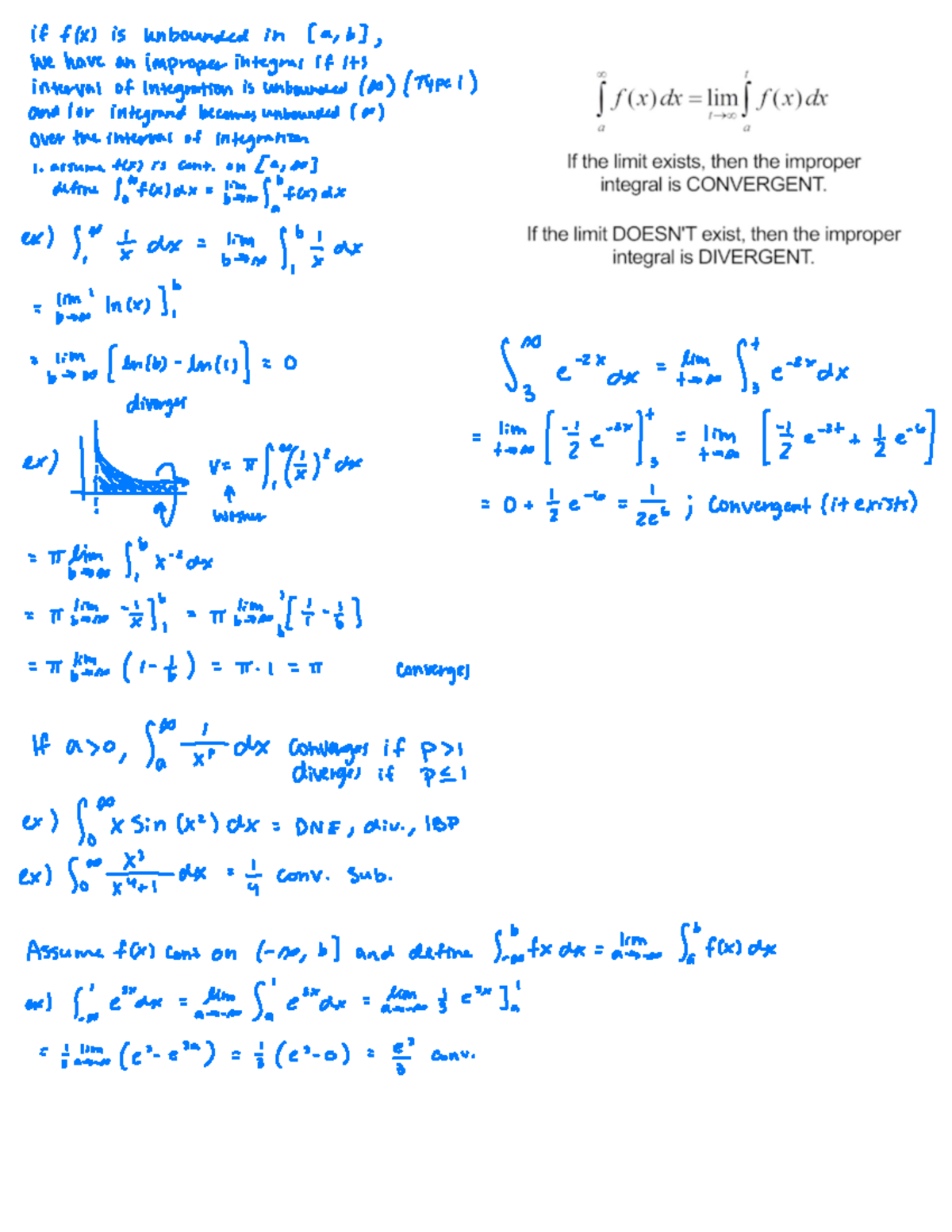 7.8 Lecture - if f- 1 × 1 is unbounded in [ a , b) , we have an ...