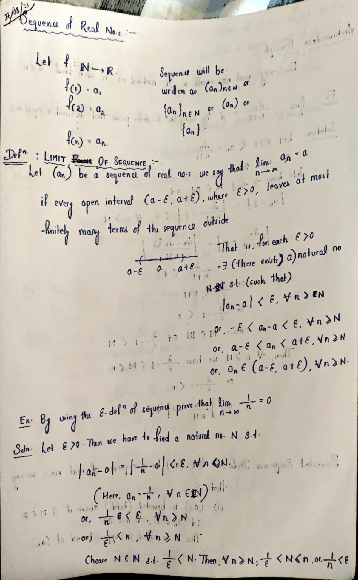 Mathematics Class Notes 1 - Studocu
