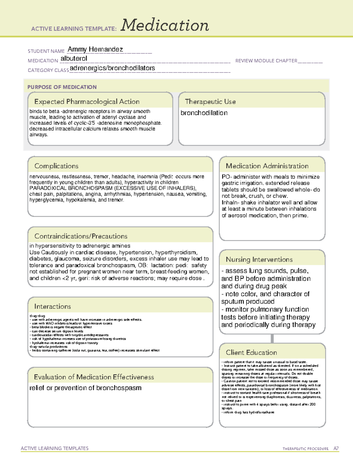 drug-dossage-drug-cards-for-albuterol-active-learning-templates