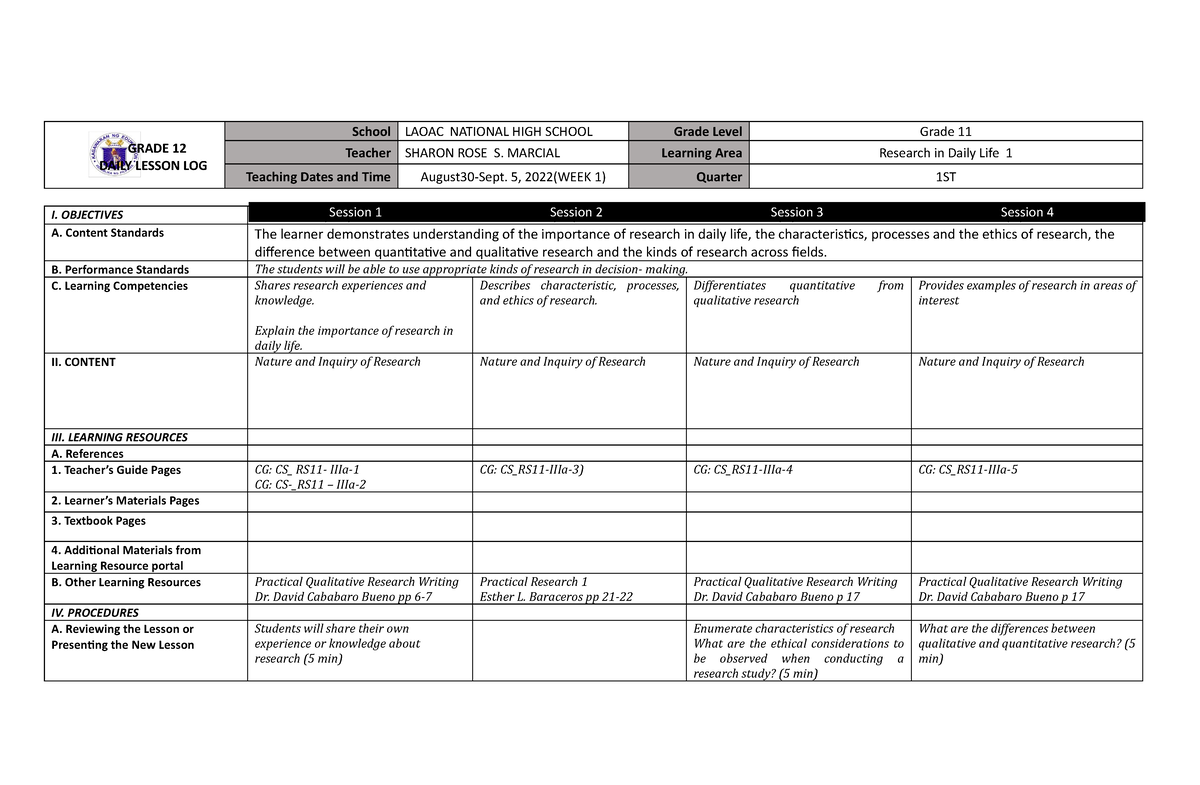 dll-research-ready-to-print-grade-12-daily-lesson-log-school-laoac