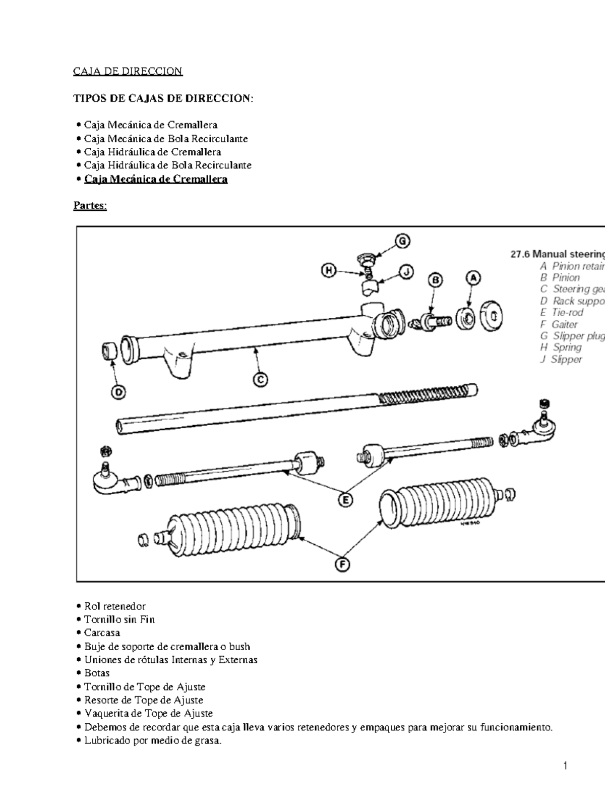 Caja Direccion Land Rover Defender De Segunda Mano