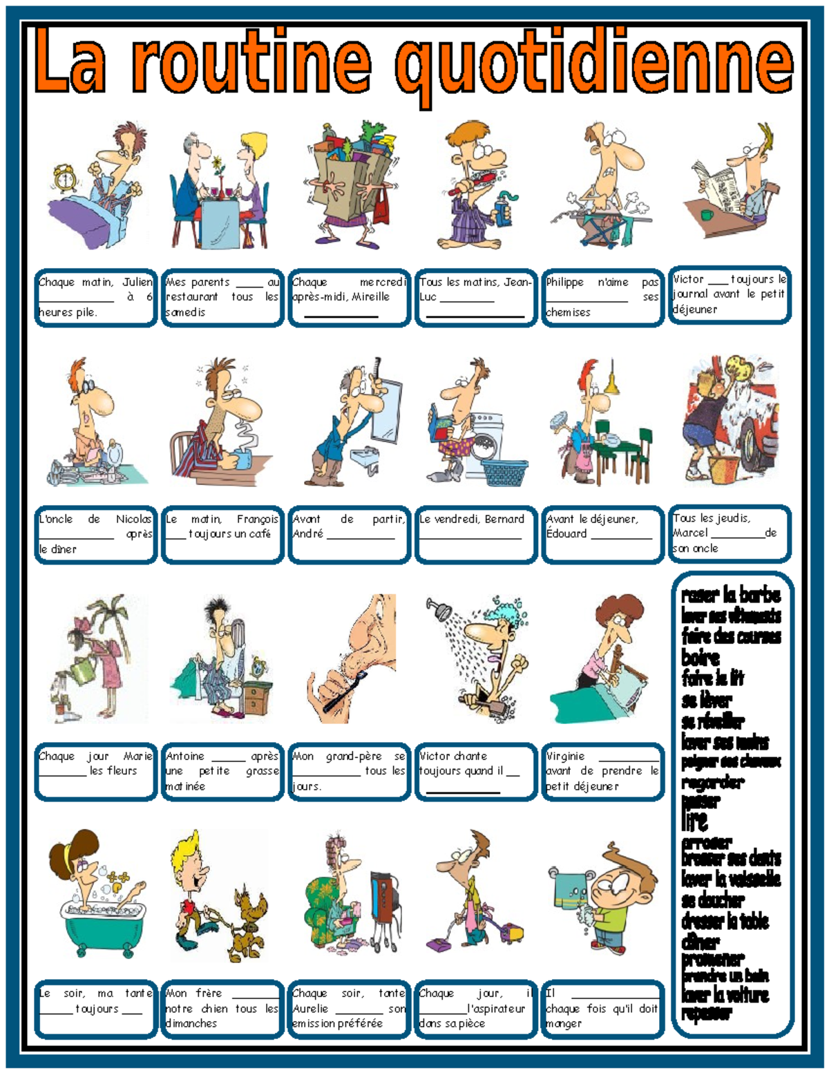La-routine-quotidienne-solution-comprehension-ecrite-texte-questions ...
