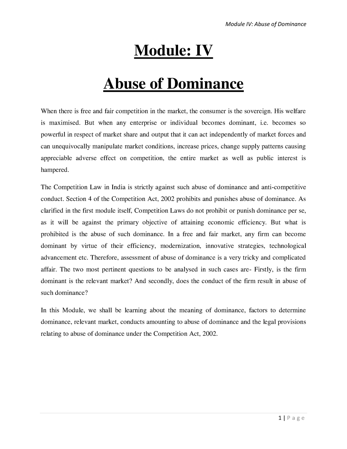 research handbook on abuse of dominance and monopolization