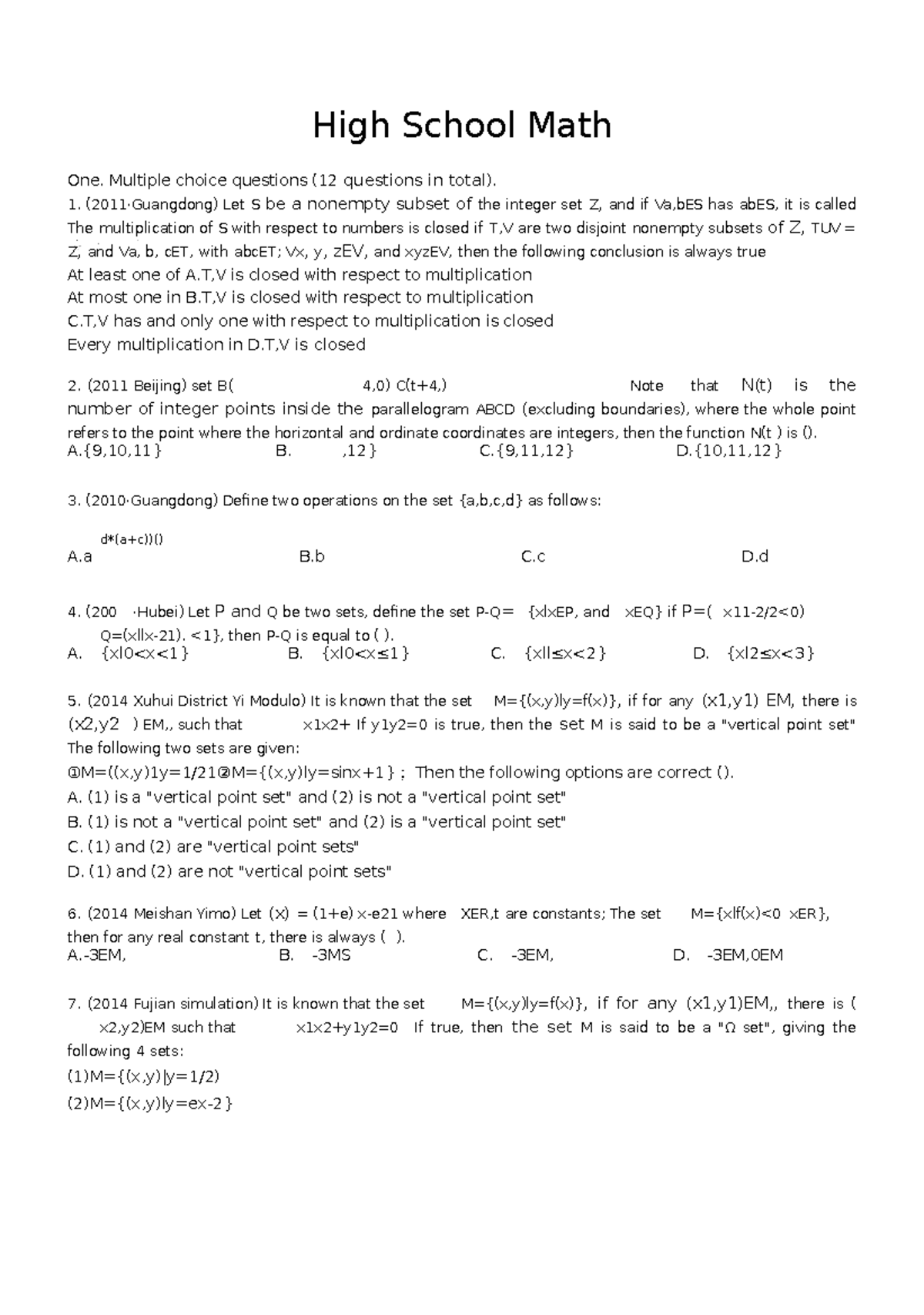 math m coursework