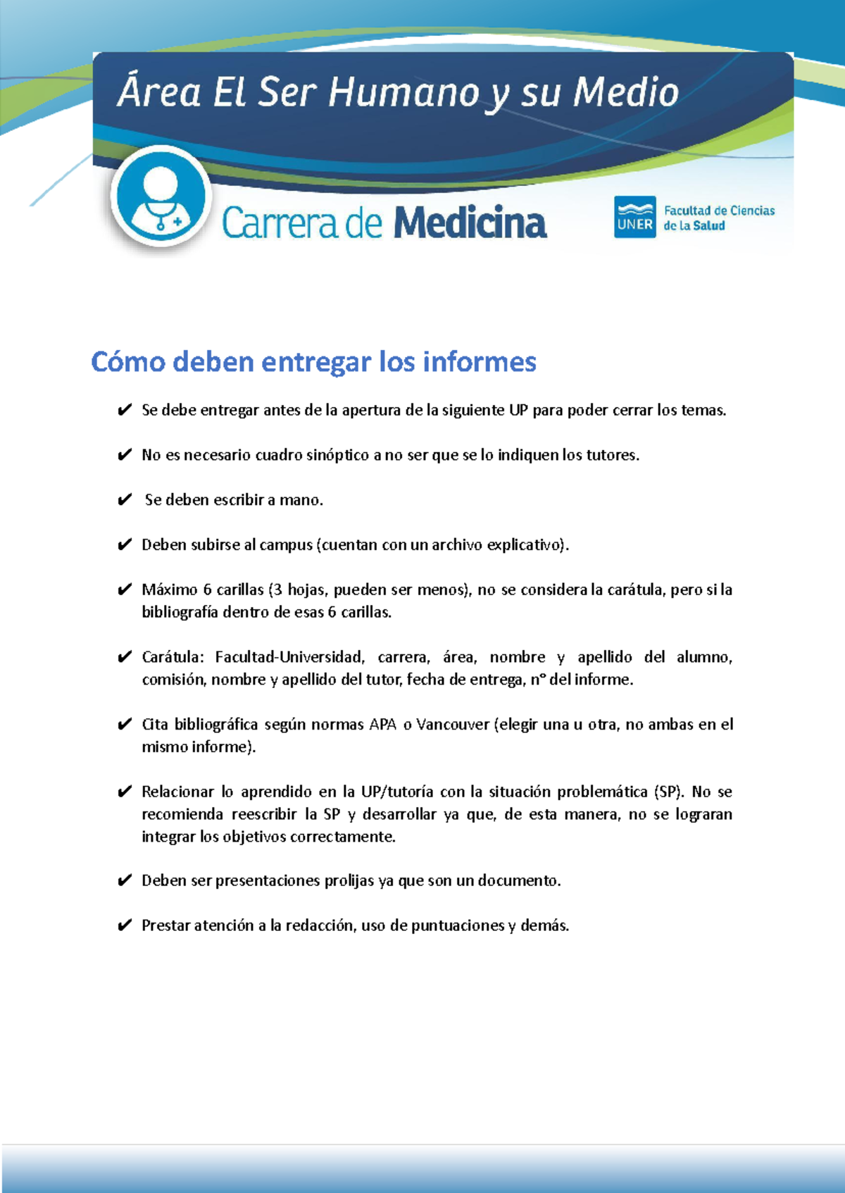 Cómo entregar un informe - Cómo deben entregar los informes Se debe ...