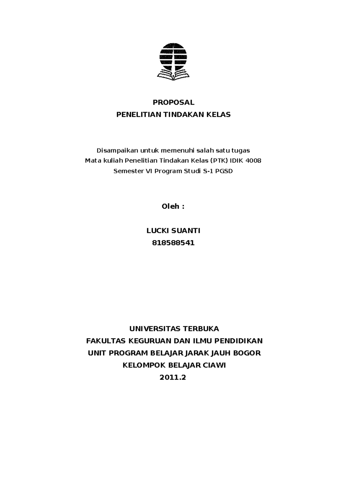 Modul Ajar Pai Kelas 3 Bab 2 Proposal Ptk Ut