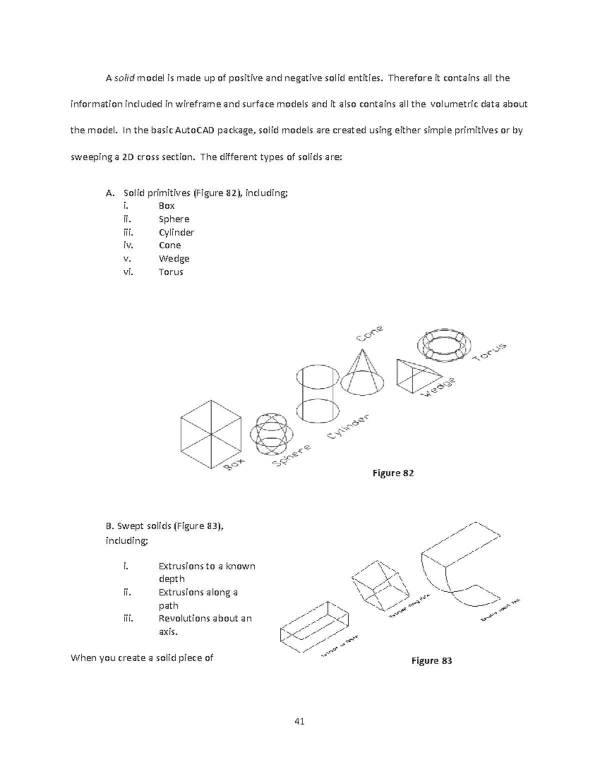 Autocad lecture p9 - A informatio the mode sweeping A B in When you ...