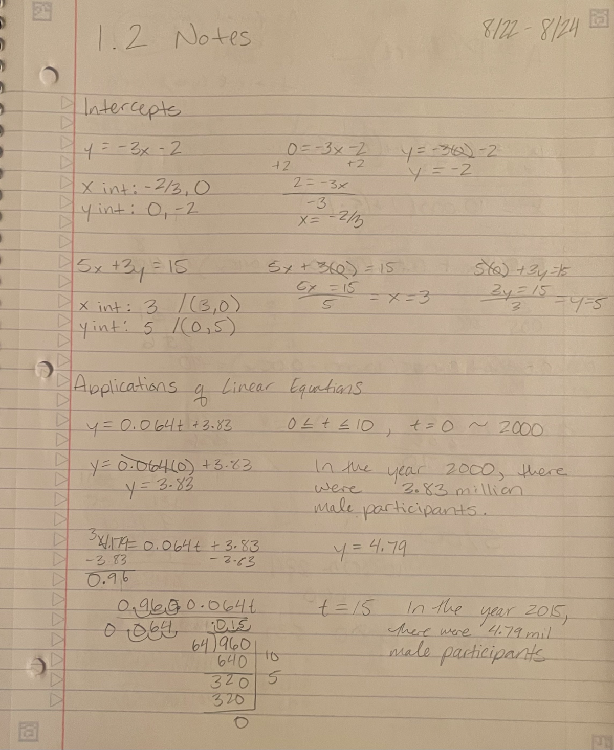 1.2 - Linear Equations and Applications - MATH 120 - Studocu