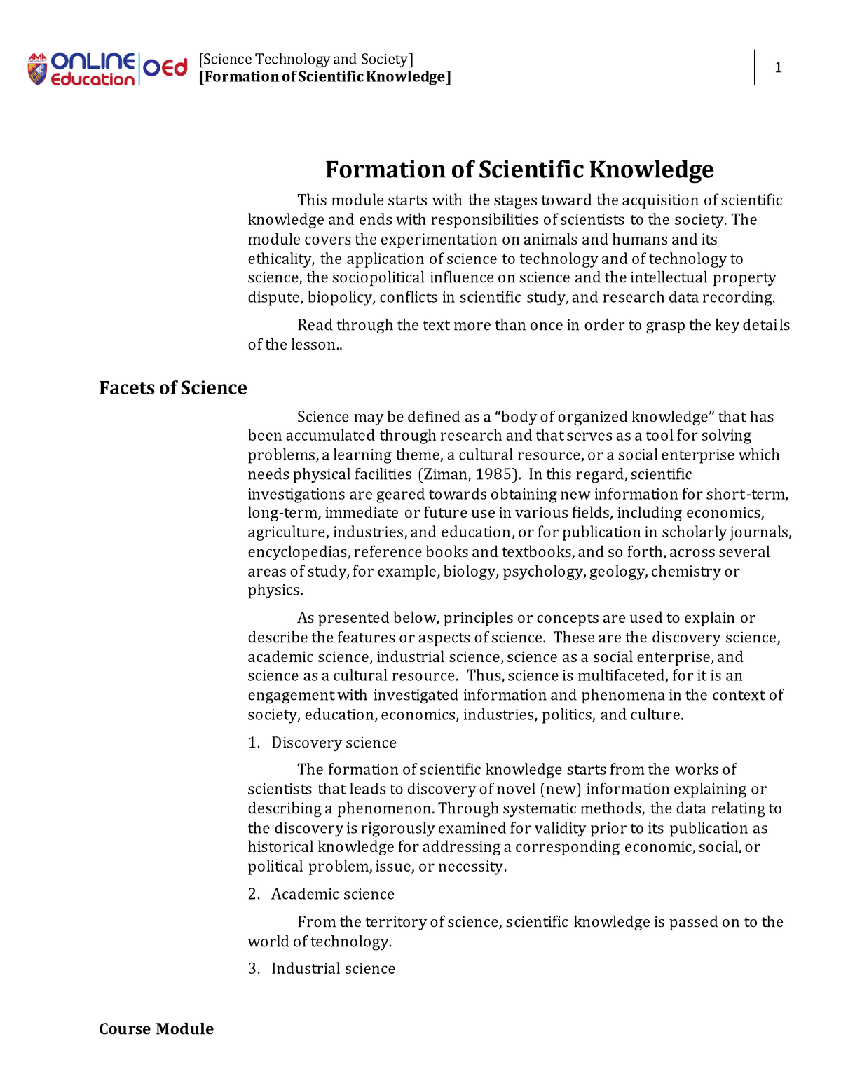 w1-course-module-formationof-scientific-knowledge-science-technology