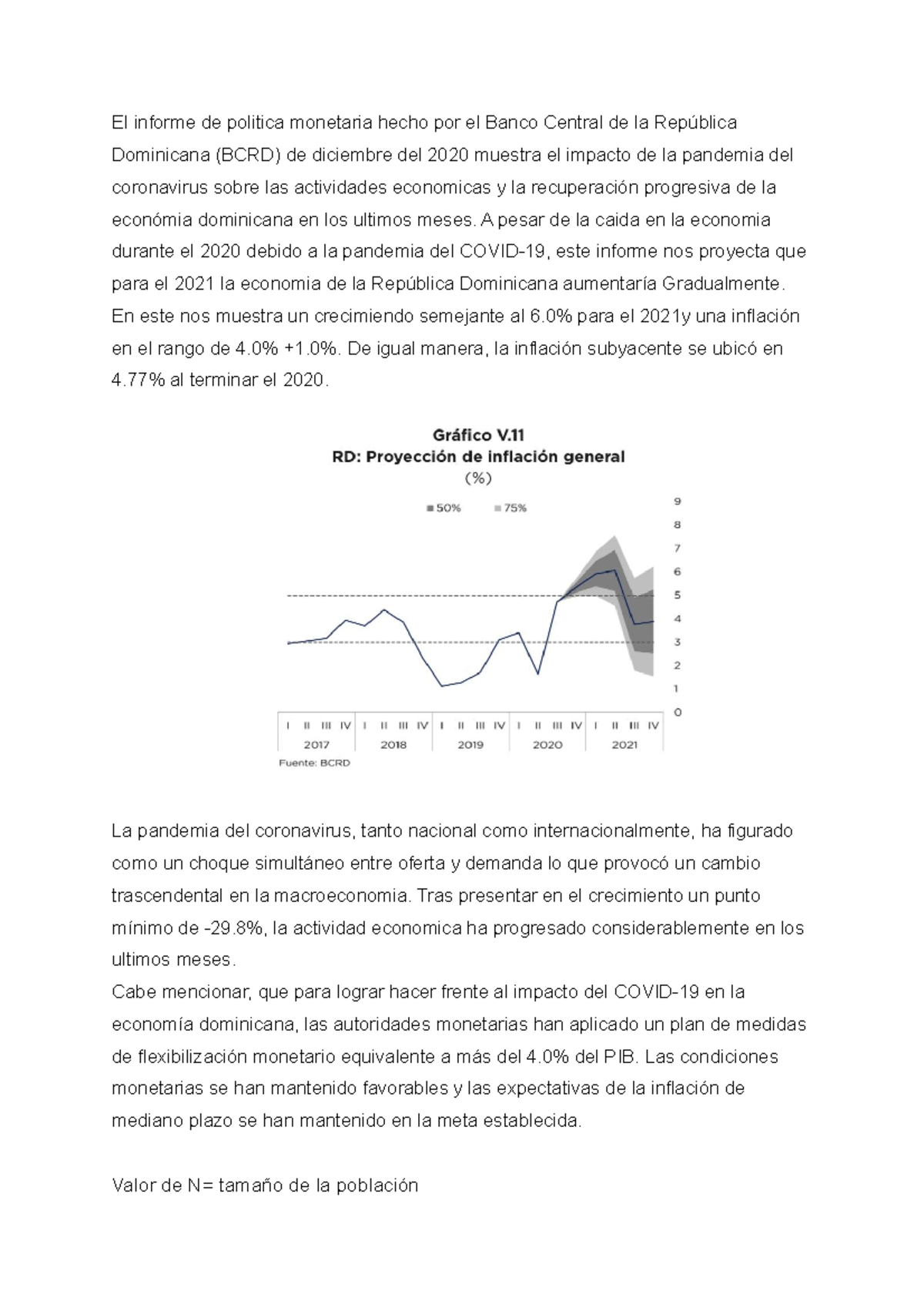 Informe De Politica Monetaria - A Pesar De La Caida En La Economia ...