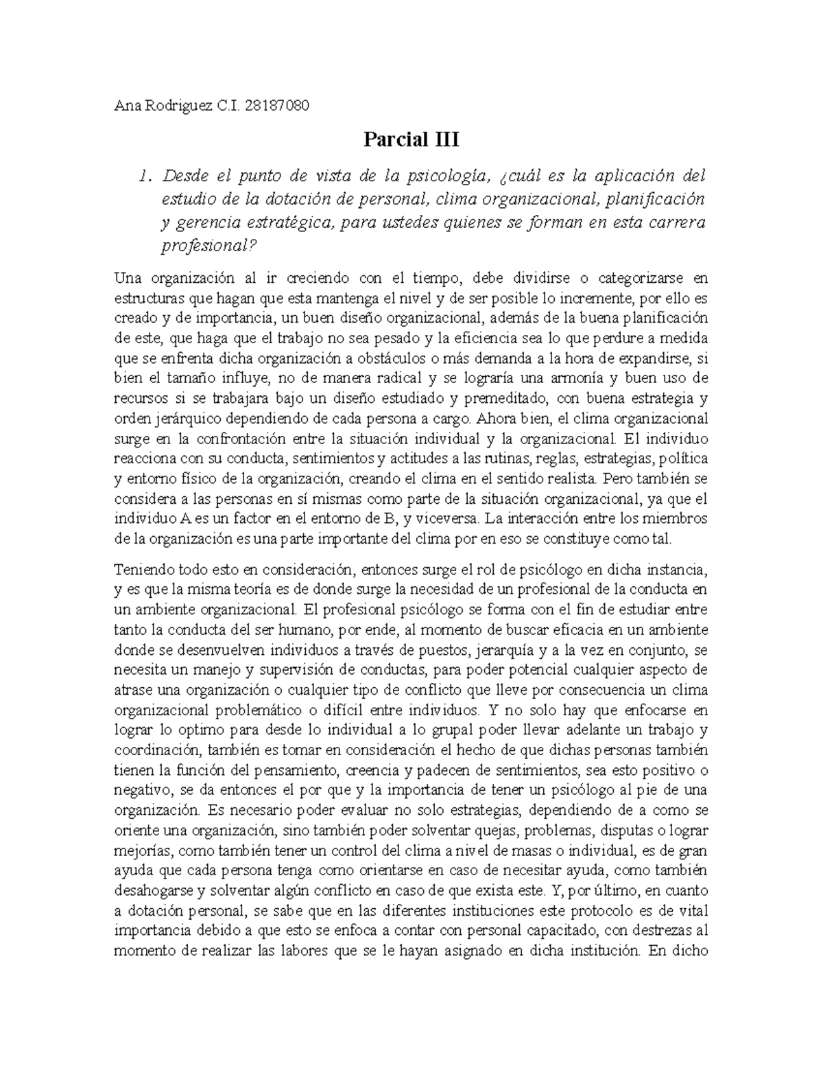 Parcial III - Ana Rodriguez 3M - Ana Rodriguez C. 28187080 Parcial III ...