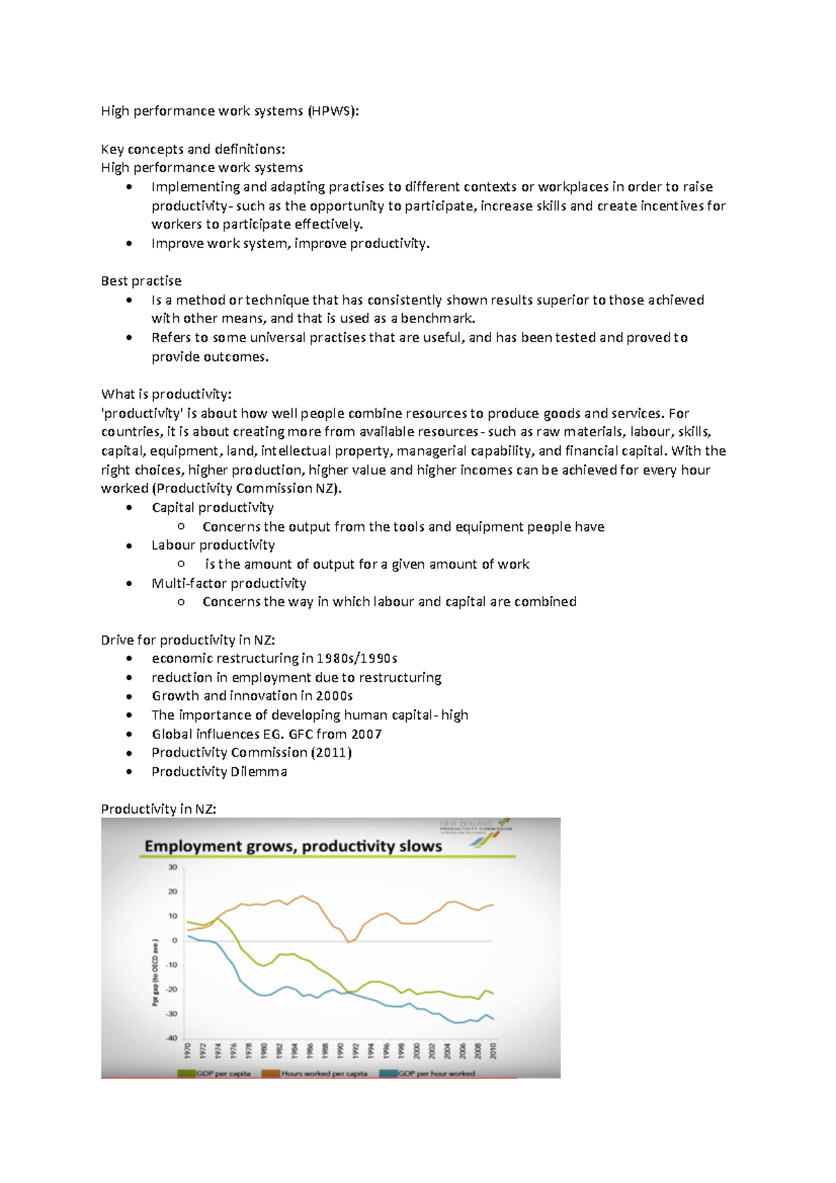 High Performance Work Systems - High performance work systems (HPWS ...