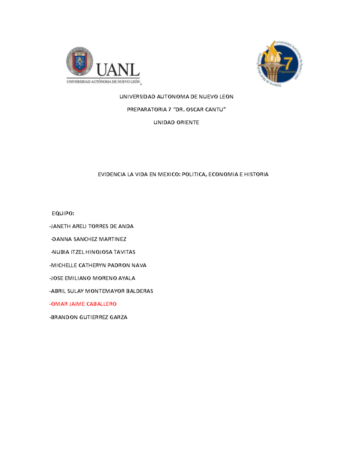 EV4- Lvmpeheq 4 - evidencia etapa 4 - UNIVERSIDAD AUTONOMA DE NUEVO ...