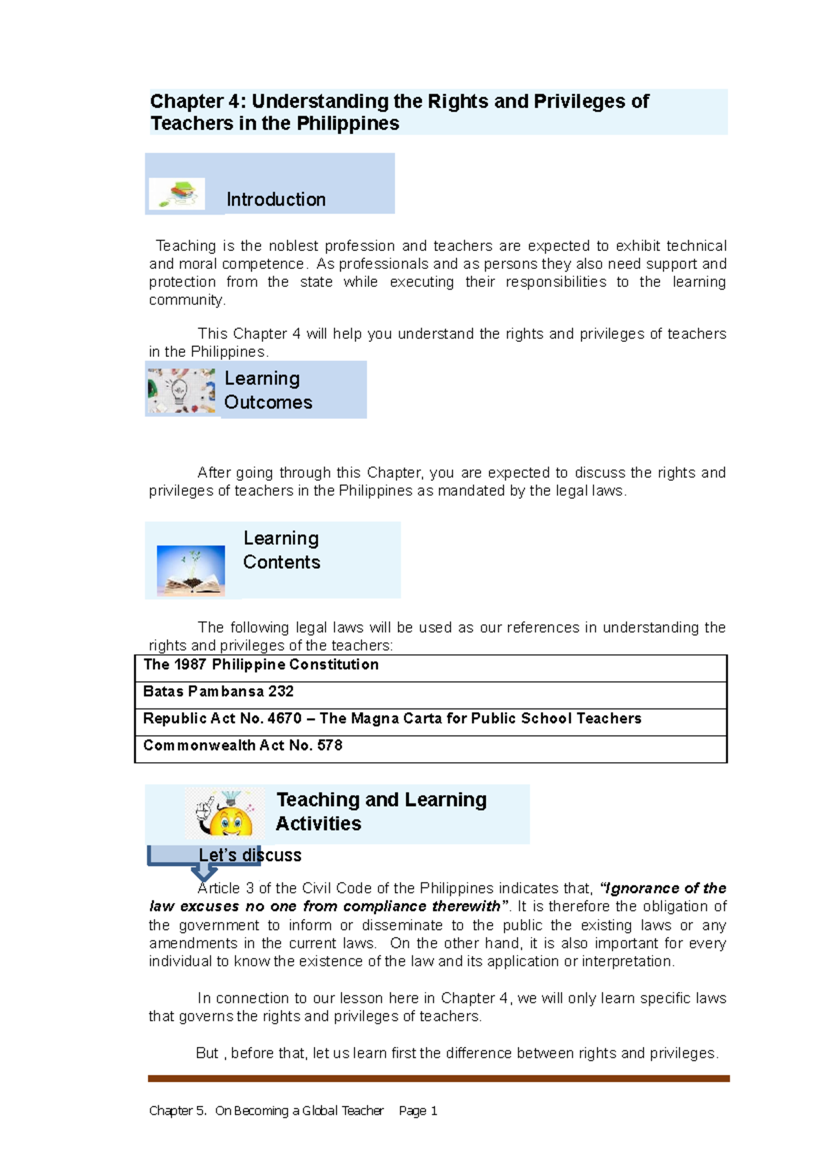 chapter-4-rights-and-privileges-of-teachers-in-the-philippines