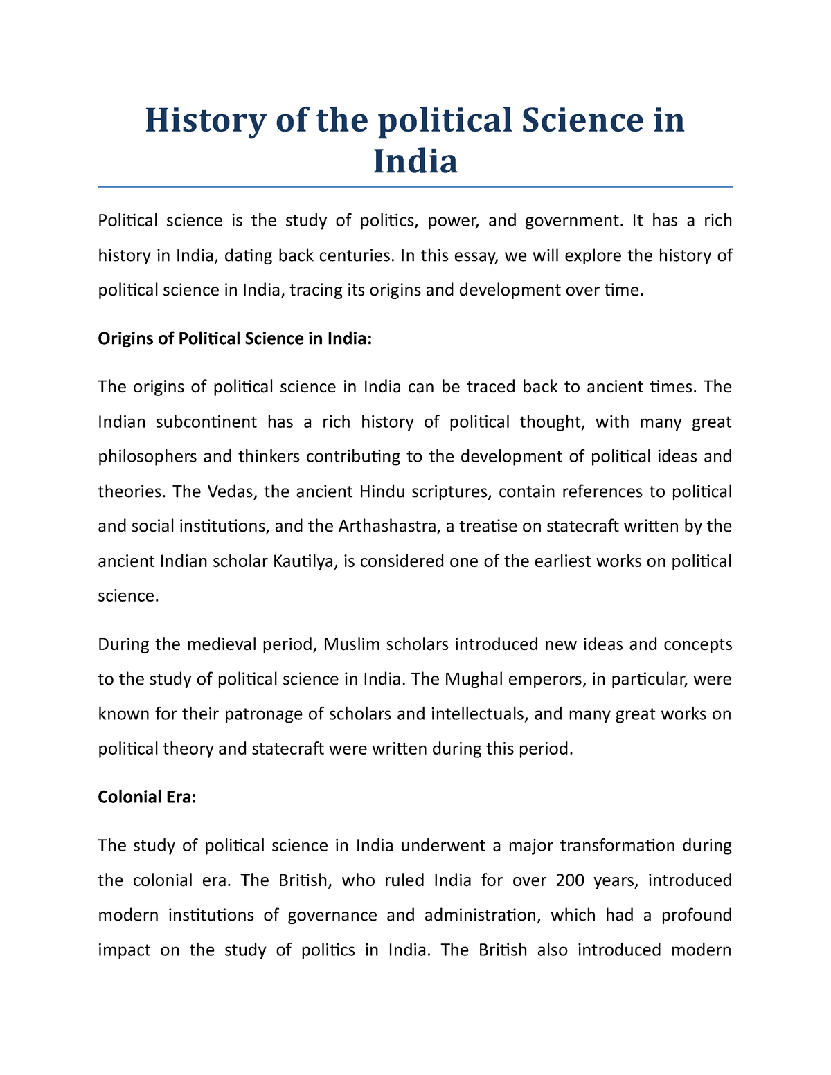 history-of-the-political-science-in-india-history-of-the-political