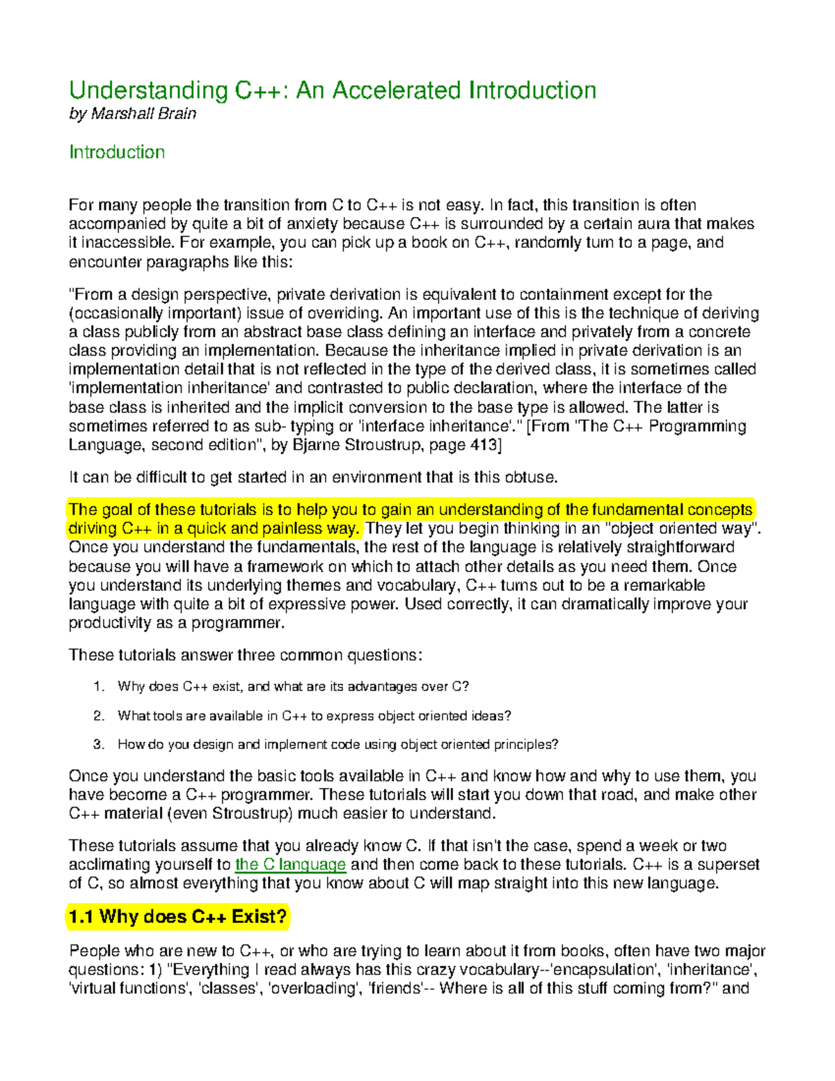 understanding cpp an accelerated introduction - Understanding C++: An ...