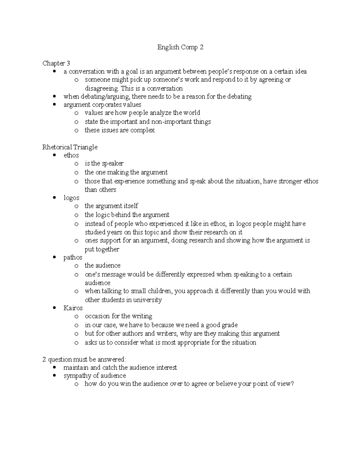 English Composition 2 Research Paper Topics