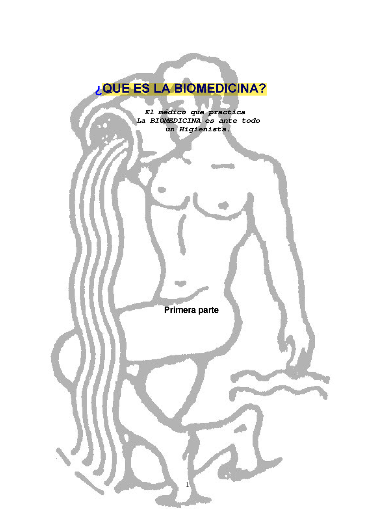 Biomedicina ¿Qué es la biomedicina? - ¿QUE ES LA BIOMEDICINA? El médico que  practica La BIOMEDICINA - Studocu