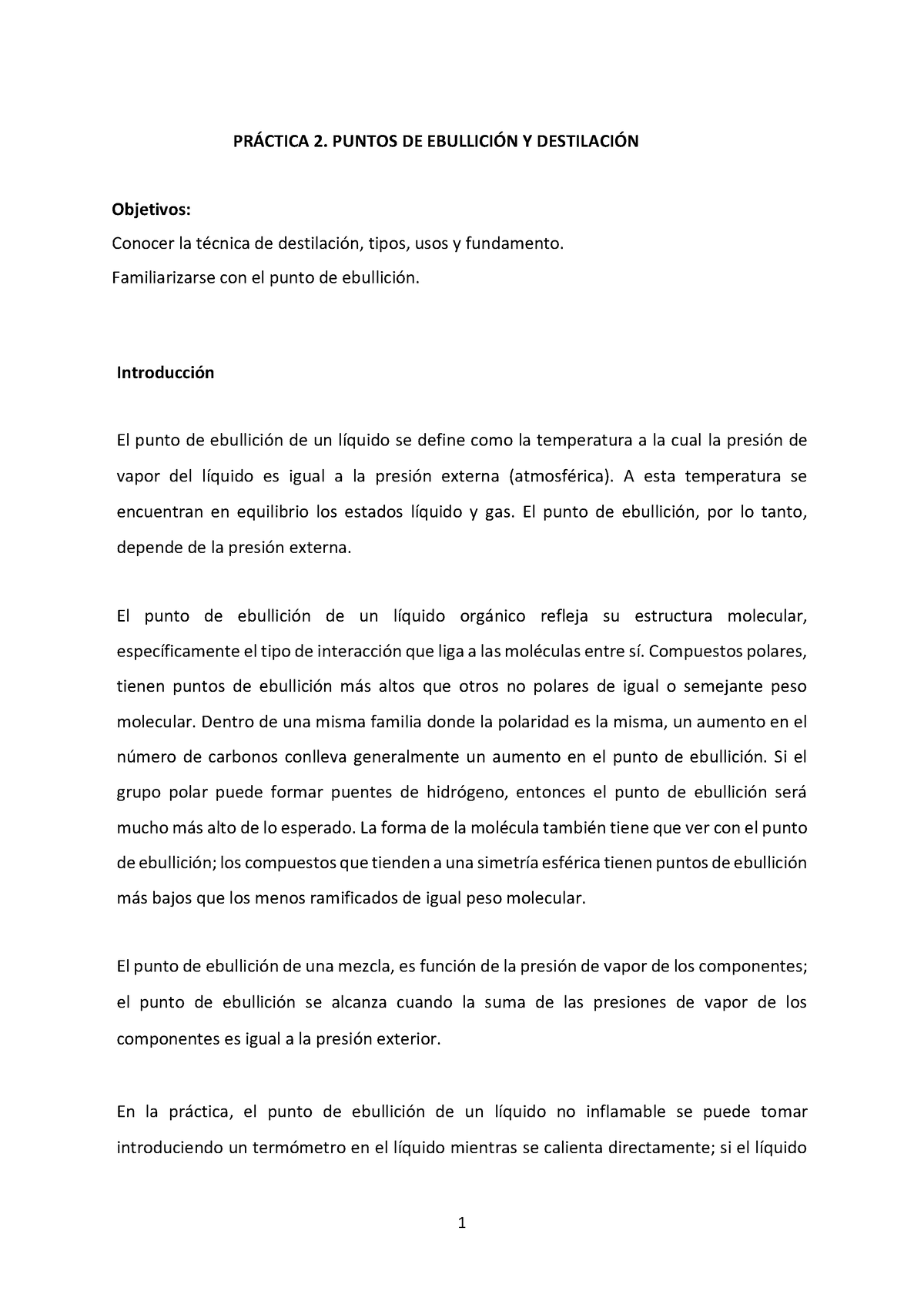 Práctica 2 Punto De Ebullición Y Destilación Compress - PR¡CTICA 2 ...