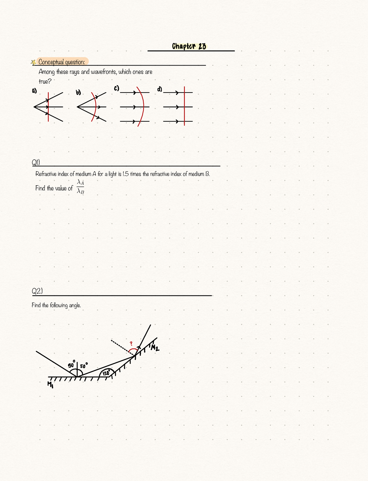 Exam 3 In Class Problems Copy - Chapter 23 I C D B 1h Iii ̧ A Find The ...