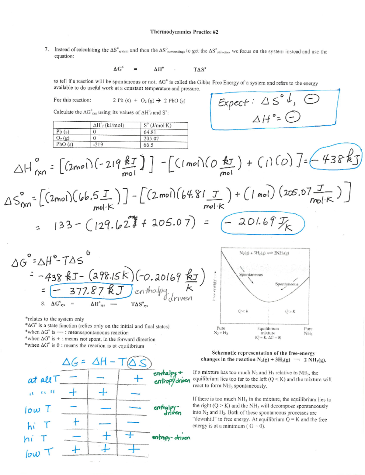 Key to thermo prac2 - CHEM 104 - Studocu