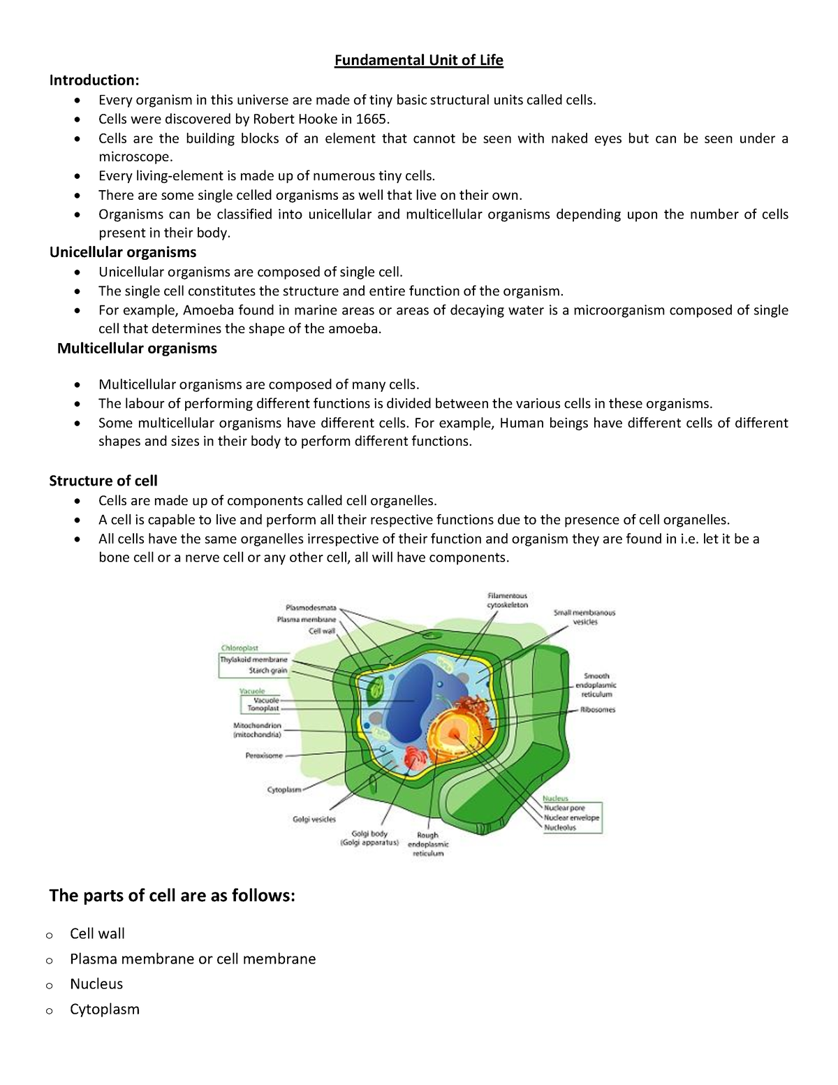 Fundamental Unit Of Life Fundamental Unit Of Life Introduction Every   Thumb 1200 1553 