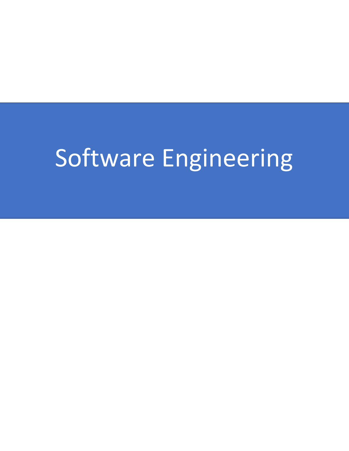 Software Engineering - Software Engineering Software: Software Is A Set ...