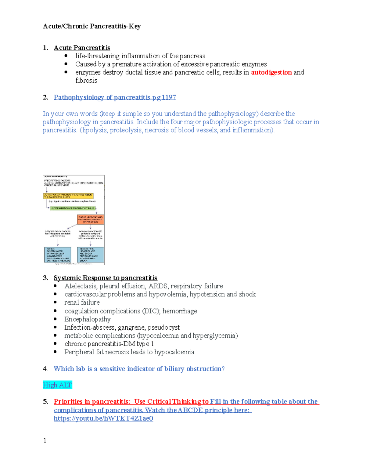 Acute Pancreatitis week 5 - Acute Pancreatitis life-threatening ...