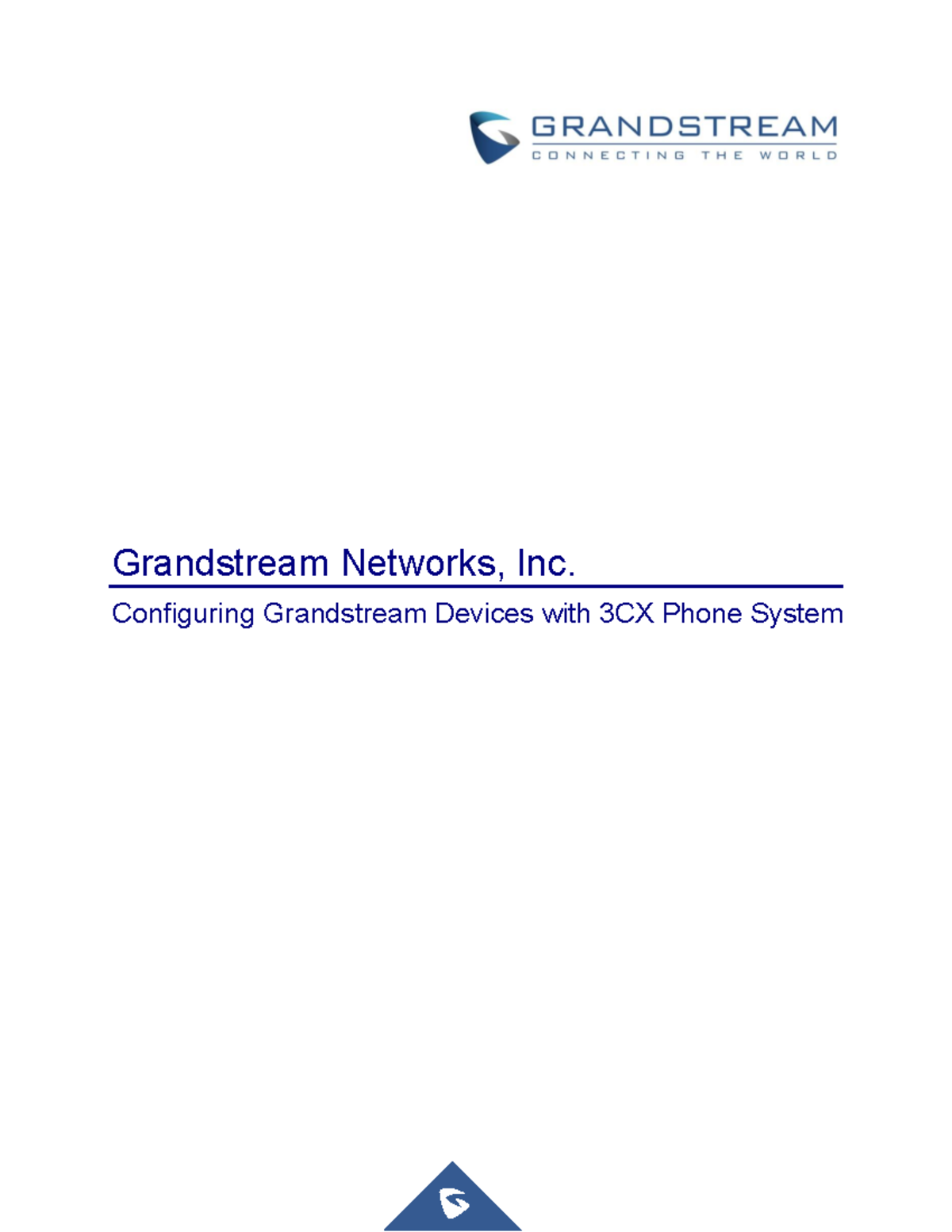 Grand Stream HT802 3cx configuration guide - Grandstream Networks, Inc ...
