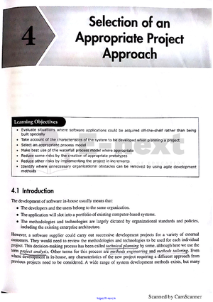 Uid Mod 5 lecture notes - Software project management - Studocu