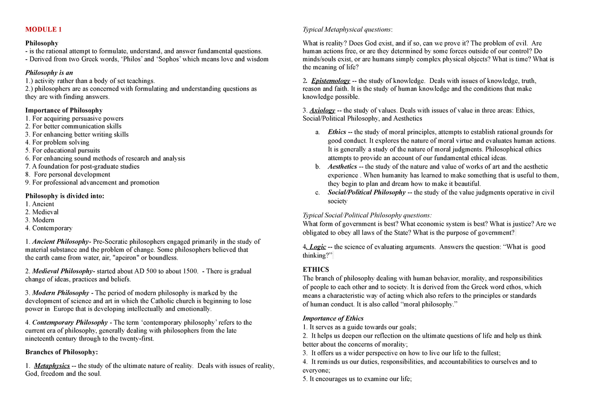 Ethics ( Midterm) - intermediate financial accounting lessons - MODULE ...