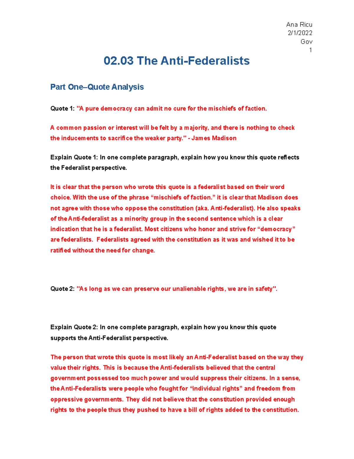 02 03 the anti federalists essay