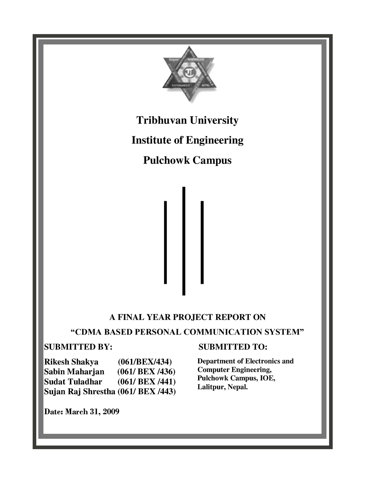 thesis of tribhuvan university