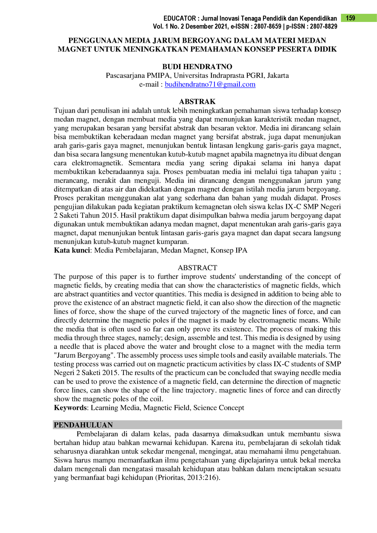 727-Article Text-3165-2-10-20211227 - Vol. 1 No. 2 Desember 2021, E ...