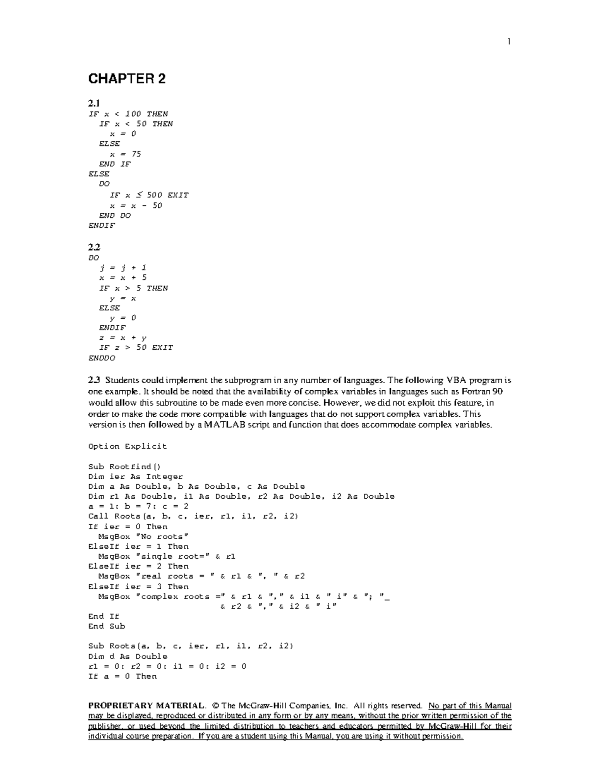 Solucionario Metodos numericos numero 7 del solucionario - PROPRIETARY ...