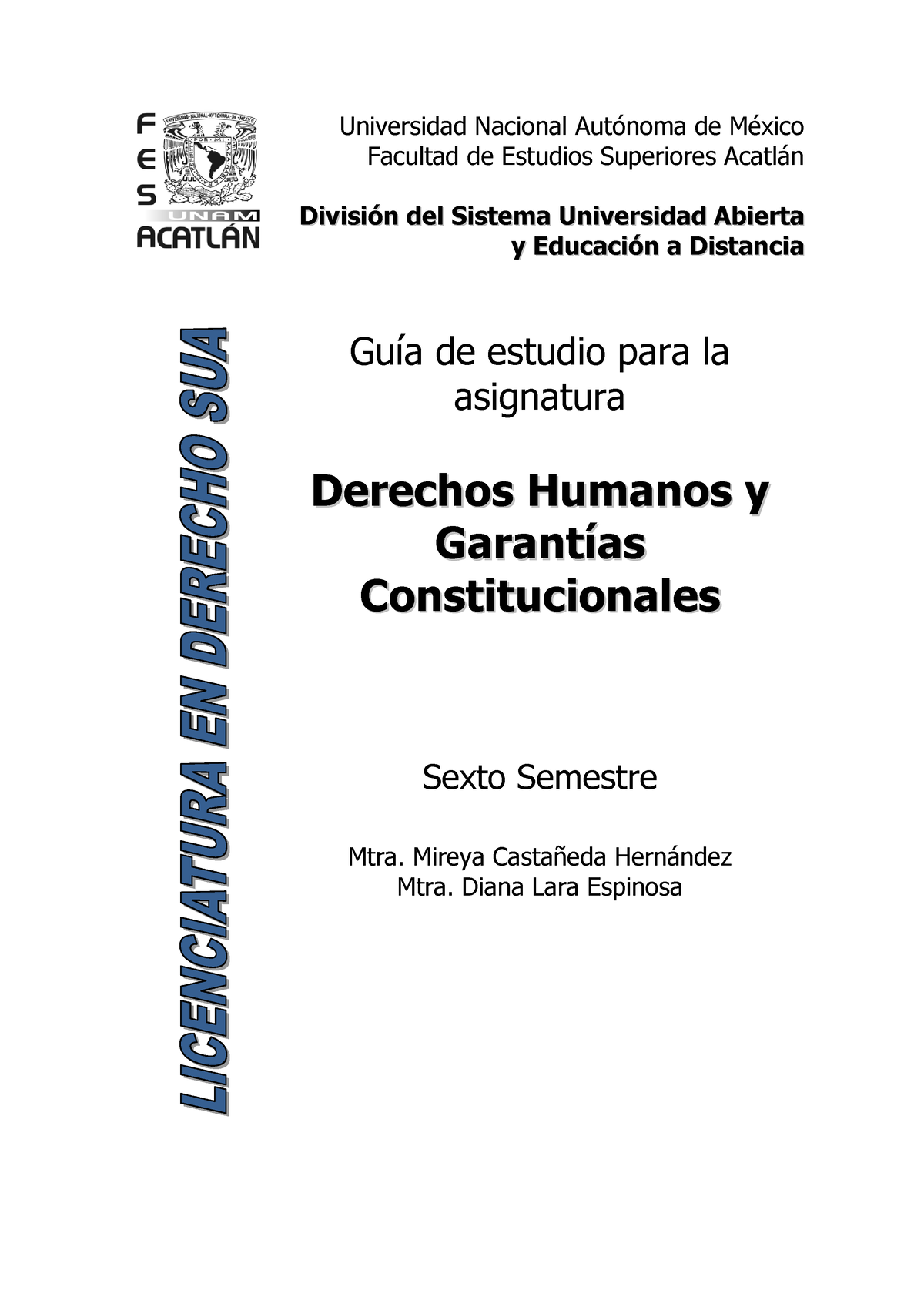 28 Derechos Humanos Y Garantias Constitucionales Universidad Nacional AutÛnoma De MÈxico 0276