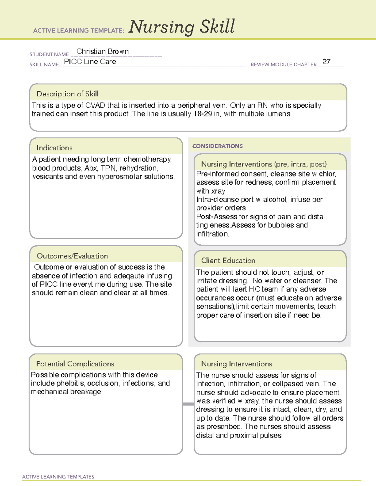 Nursing Skill blank-1-6 - ACTIVE LEARNING TEMPLATES Nursing Skill ...