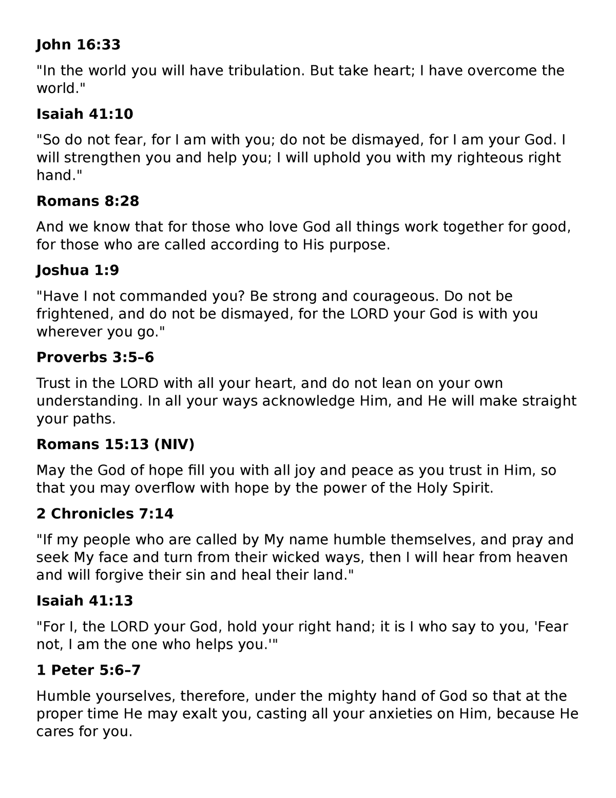 Bible- Message- Relay - good - John 16: 