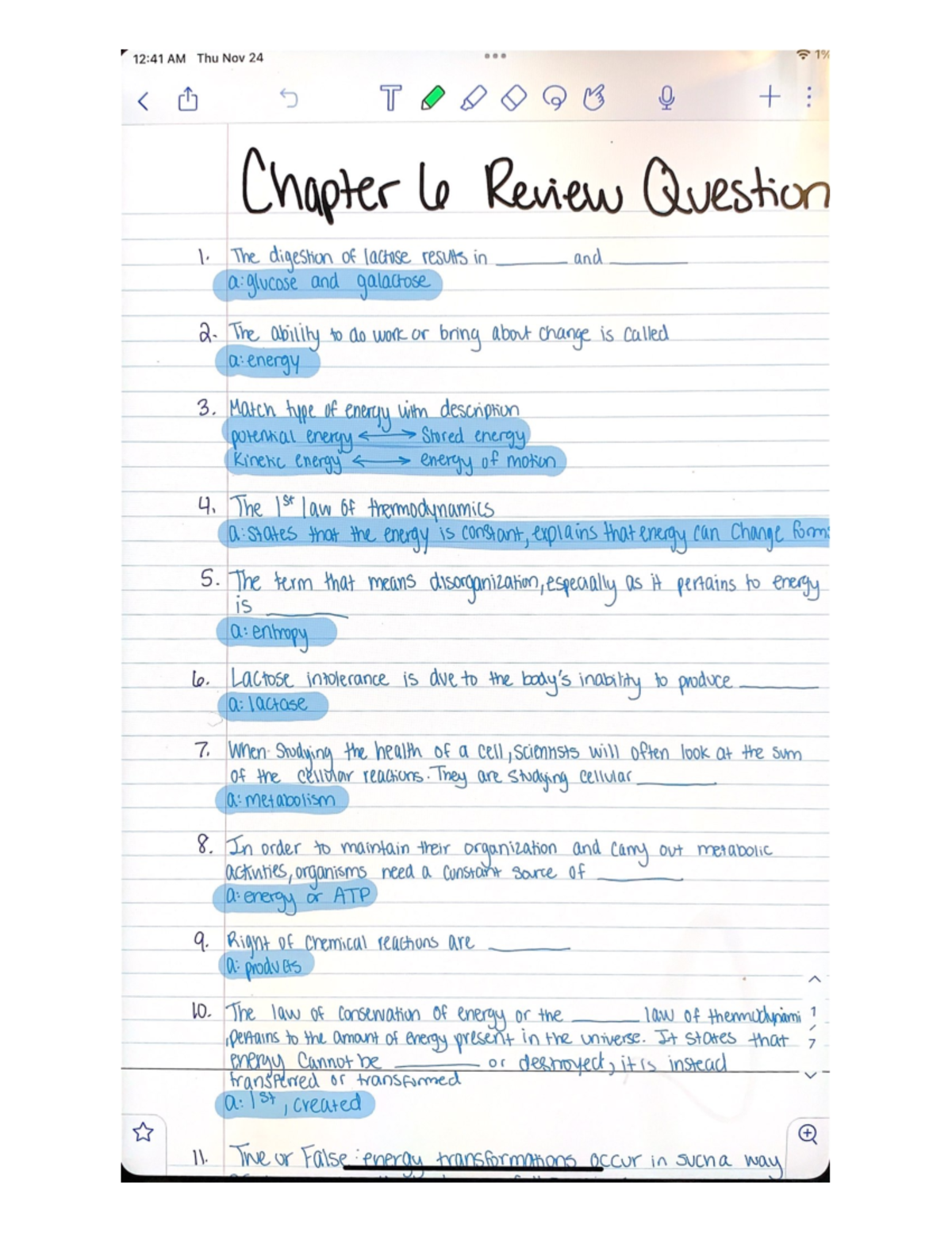 12:41 AM Thu Nov 24 - Chapter 6 Exam McGraw Hill Review Questions ...