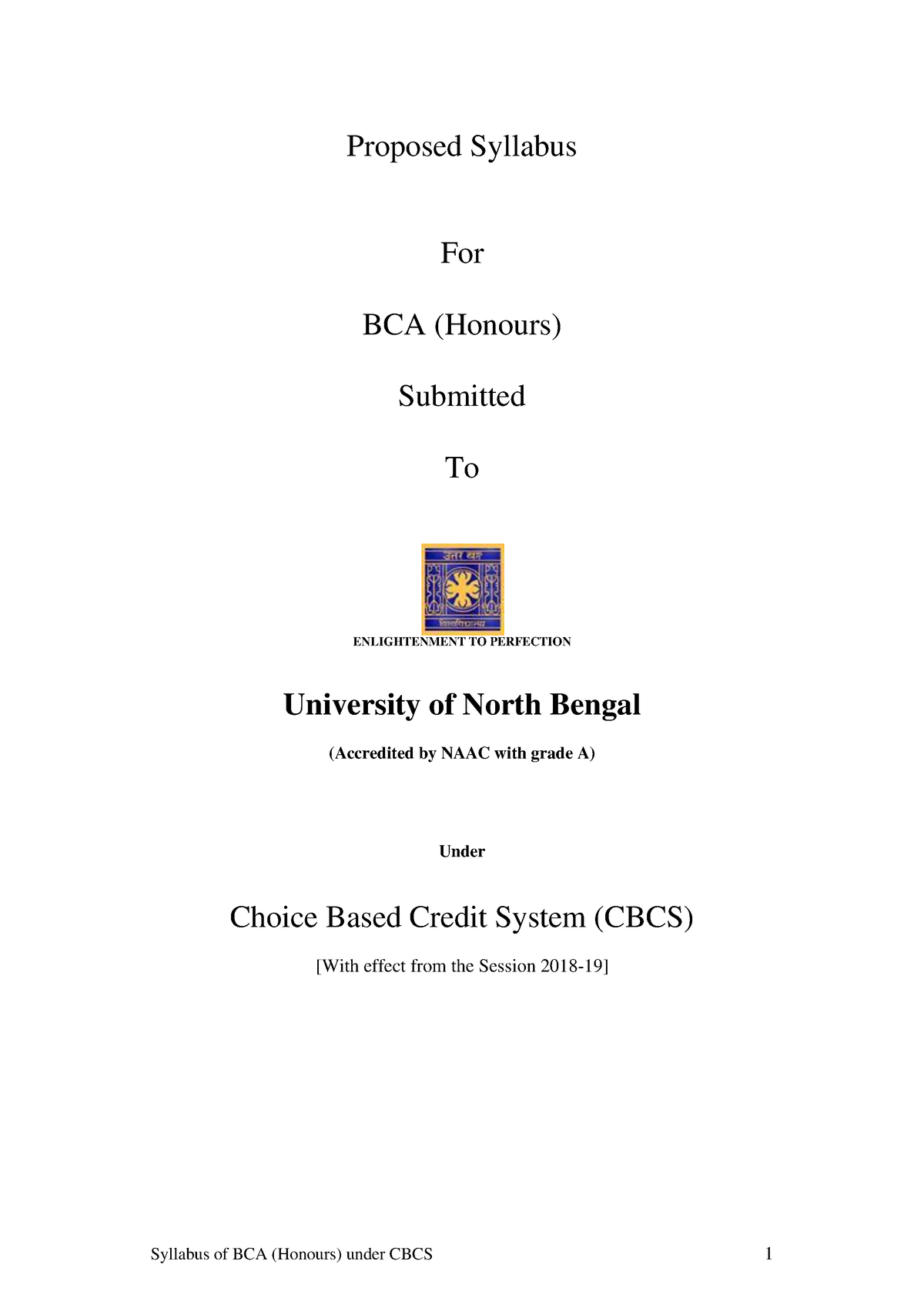 UG BCA - Bbddfdgdugdvjxgvxkvgxjddvblzbvxdh - Proposed Syllabus For BCA ...