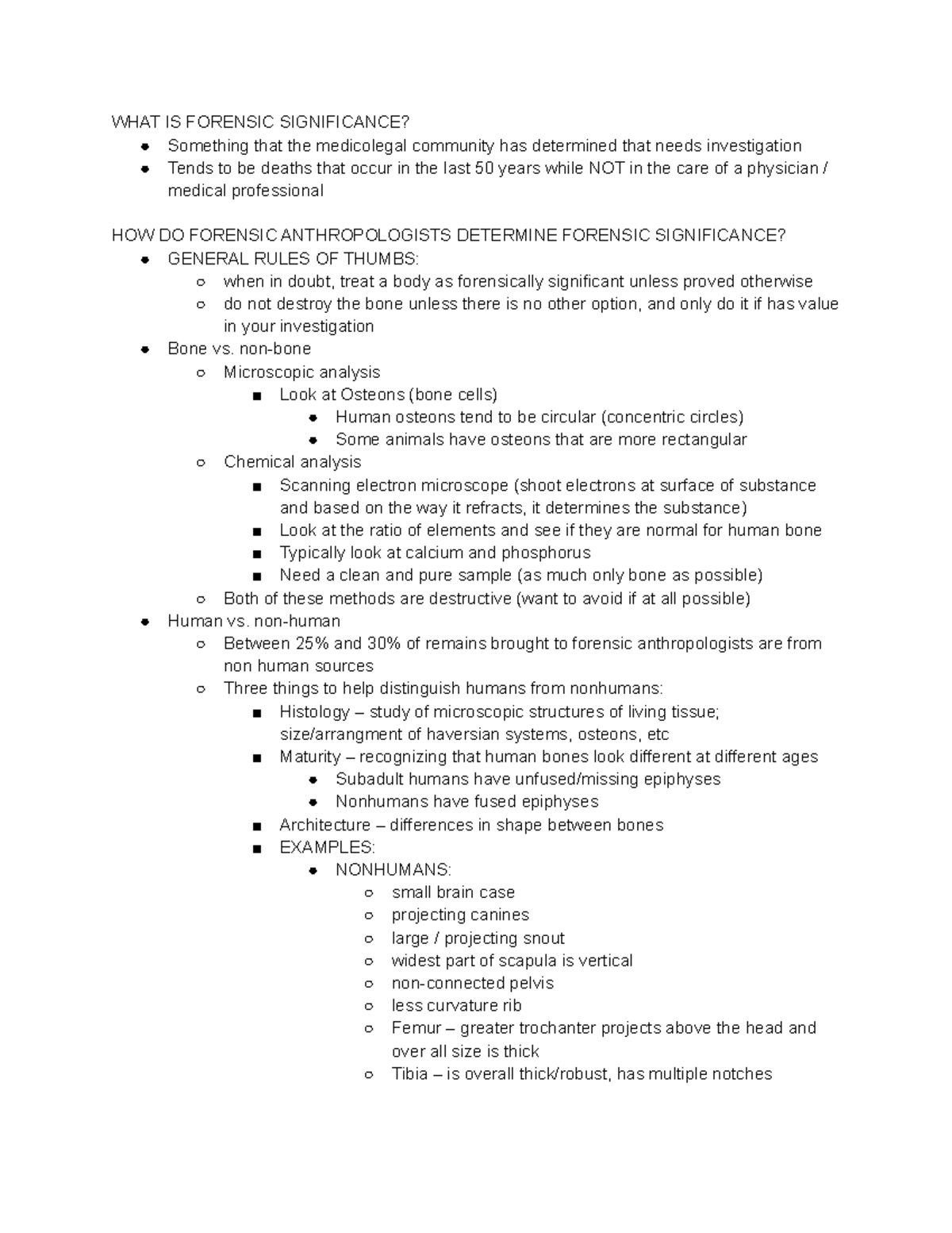 Establishing The Forensic Context - WHAT IS FORENSIC SIGNIFICANCE ...