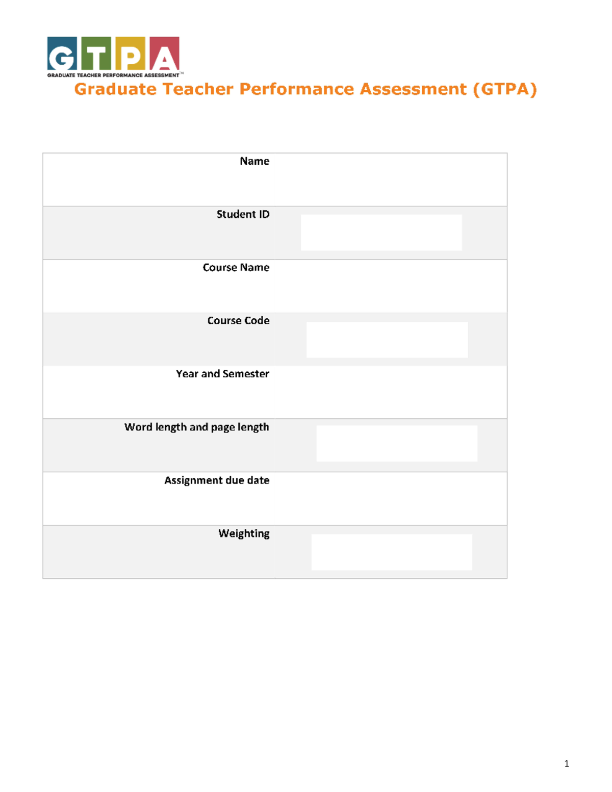 Example GTPA PDF to Word Blank - EDUC 2030 - Studocu