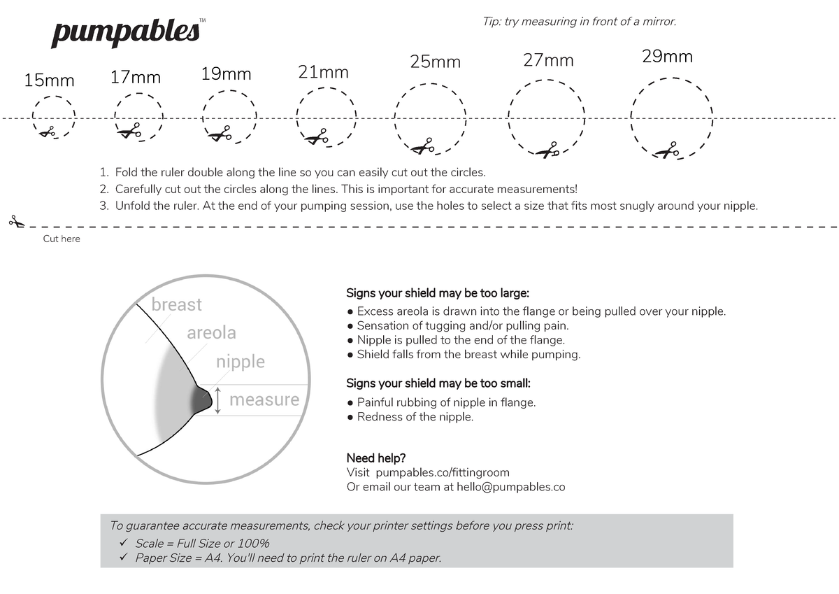 How To Measure Nipple Size Without Ruler