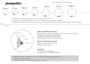 Nipple ruler 