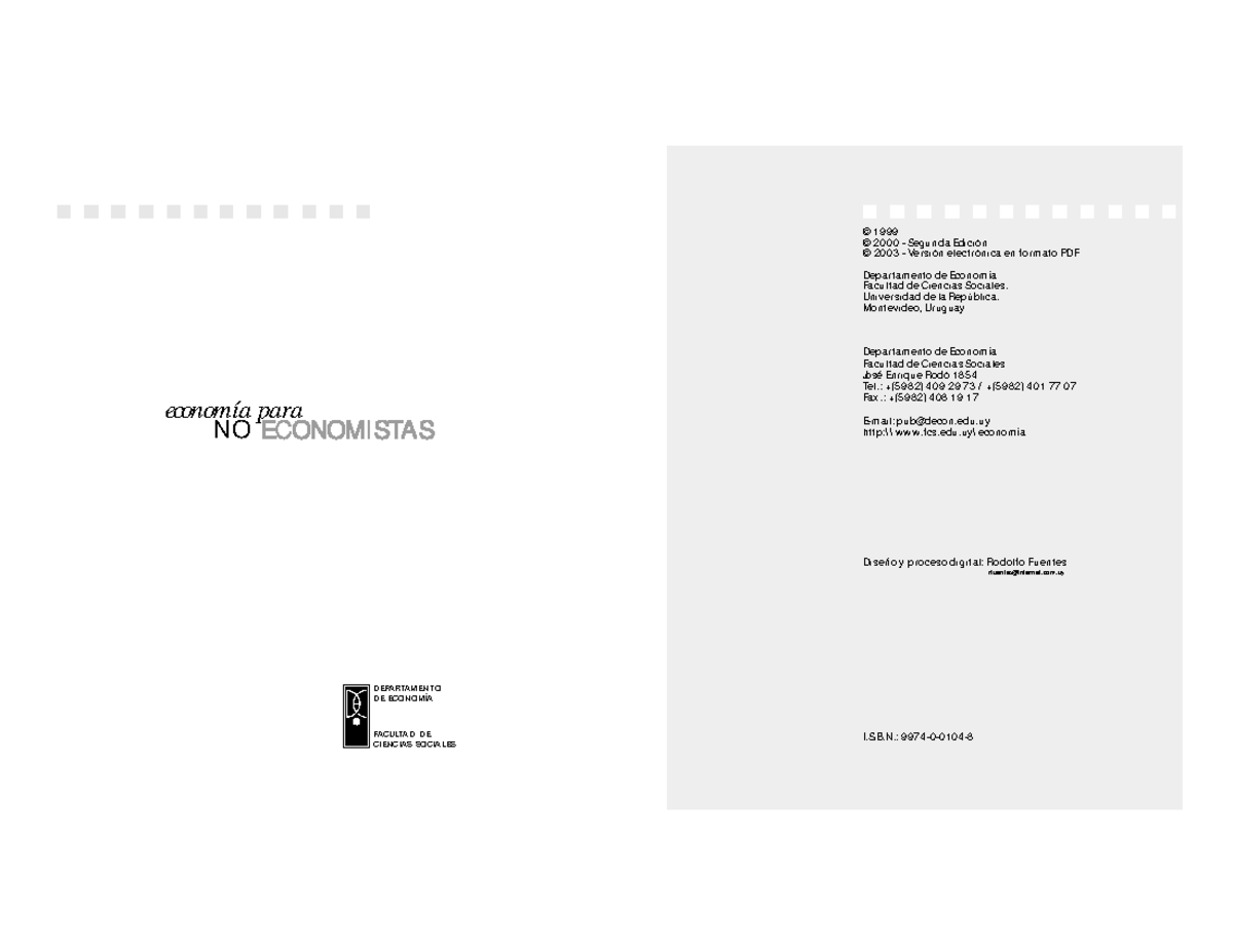 Economia Para No Economistas Fernando Noriega www.studocu.com