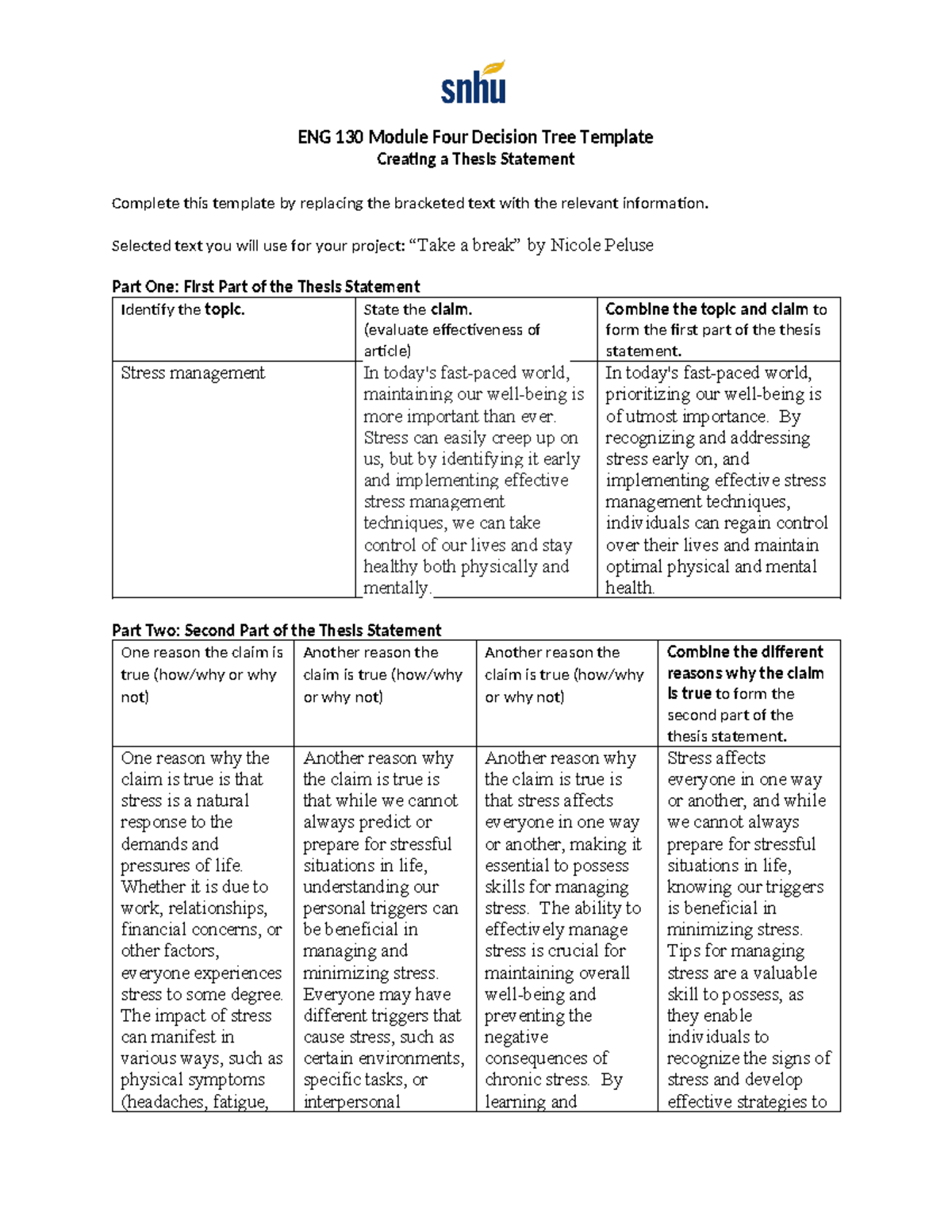 ENG 130 Module Four Decision Tree Template chase - ENG 130 Module Four ...